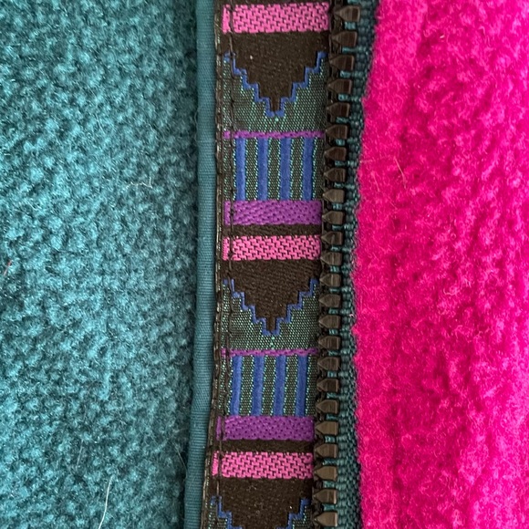 LL Bean fleece anorak size S - Picture 6 of 7